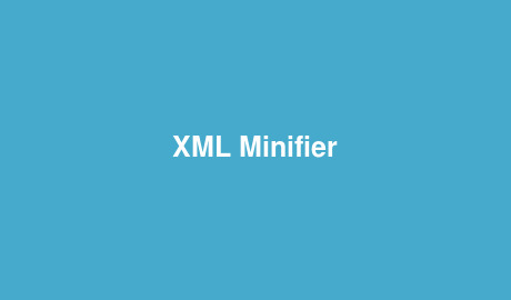 Minify xml store